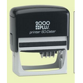 2000Plus Printer Rectangle Self Inking Dater Stamp w/ Date on Right Side (1 1/2"x3")